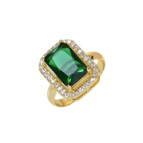 Anillo Verde Vogue