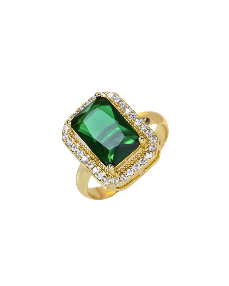Anillo Verde Vogue
