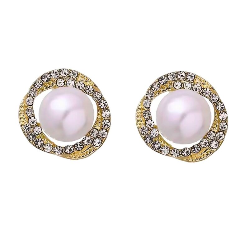 Aretes Celestial Pearl