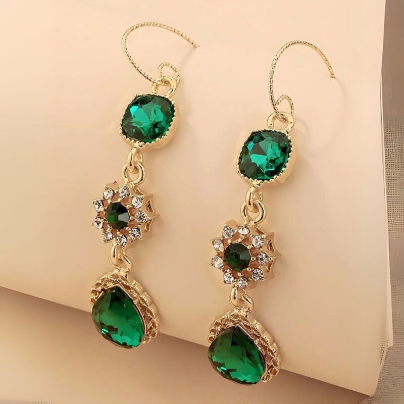Aretes Green Tear - Image 3