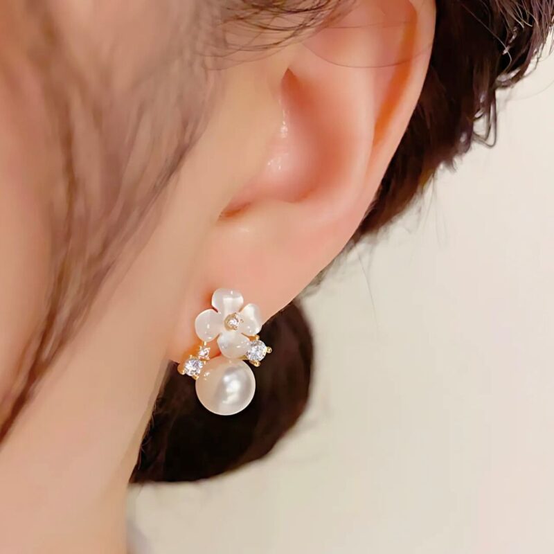 Aretes Pearl Bloom - Image 3