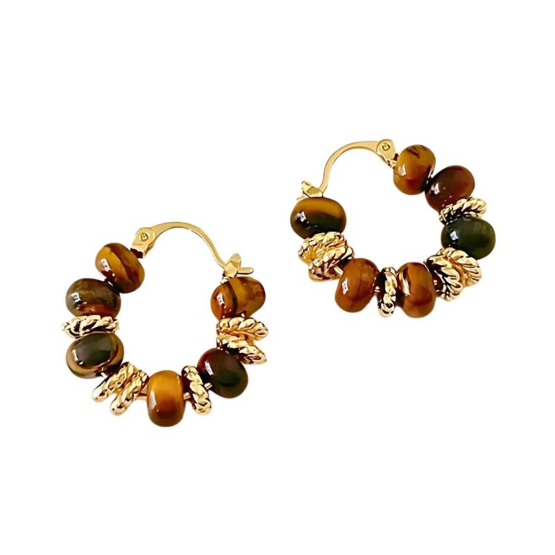 Aretes Ojo de Tigre