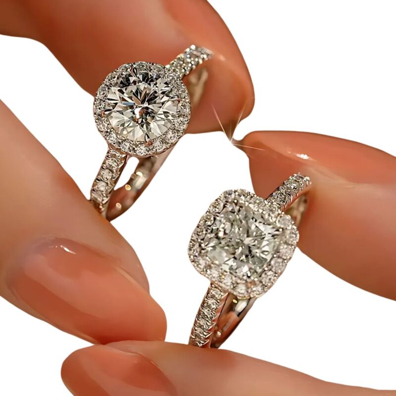 Anillo Halo Brilliance