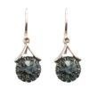 Aretes Brillo Obsidiana