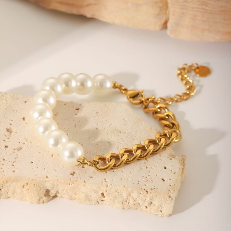 Alternative view of Pulsera Luz Perla