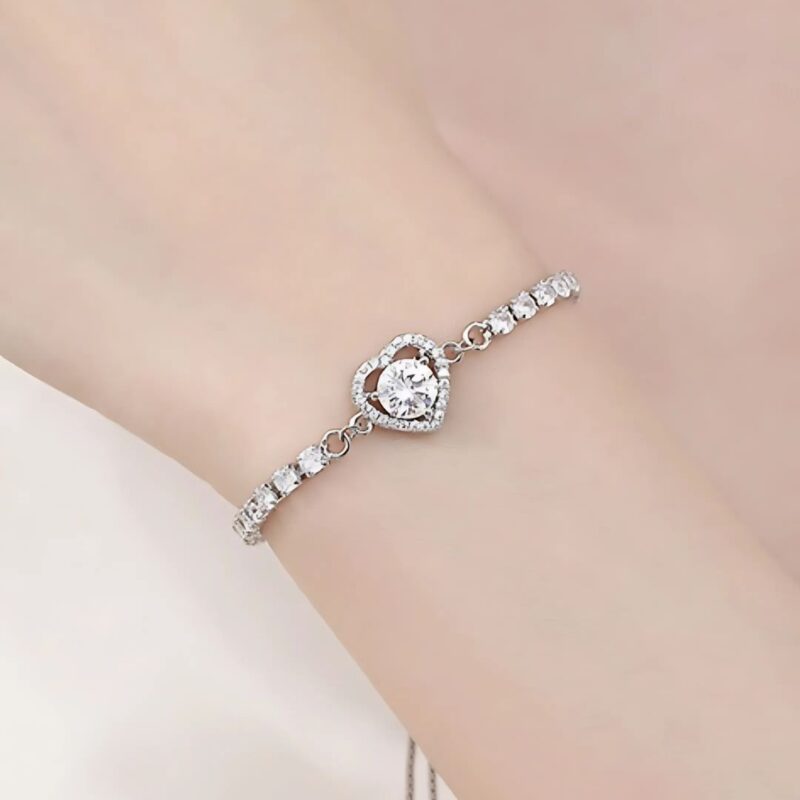 Alternative view of Pulsera Tessera Heart